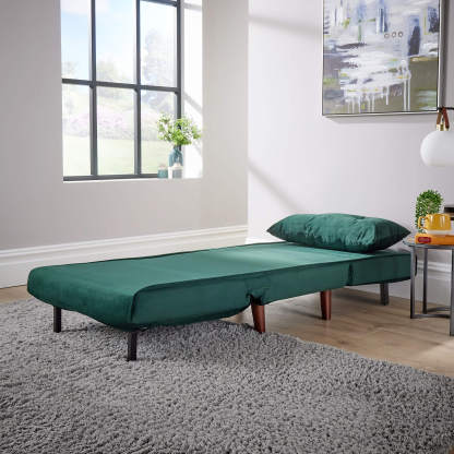 Morella Velvet Sofa Bed - Single & Double
