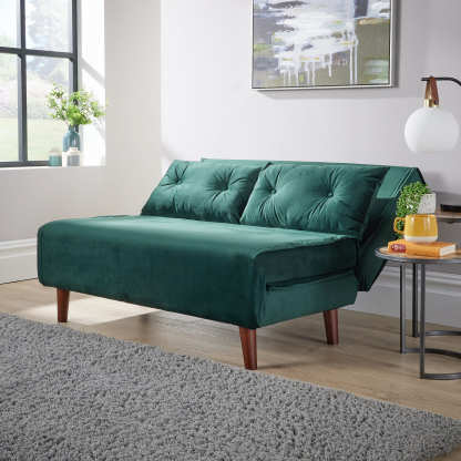 Morella Velvet Sofa Bed - Single & Double