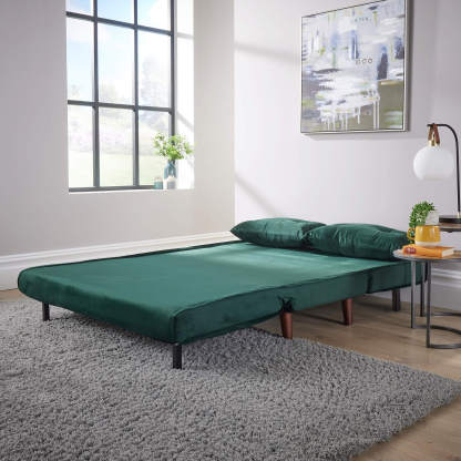 Morella Velvet Sofa Bed - Single & Double