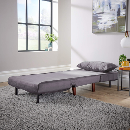 Morella Velvet Sofa Bed - Single & Double