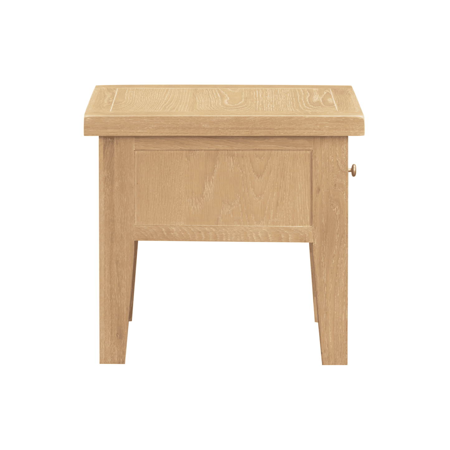 Melbourne Solid Wood Lamp Table & Storage Drawer