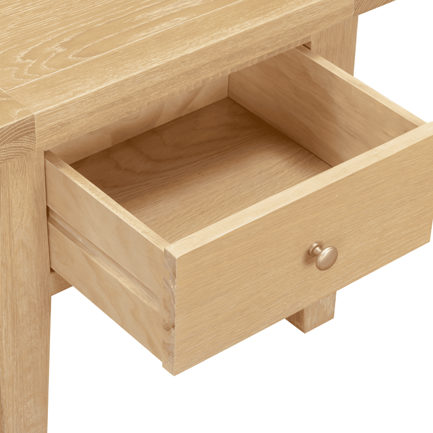 Melbourne Solid Wood Lamp Table & Storage Drawer