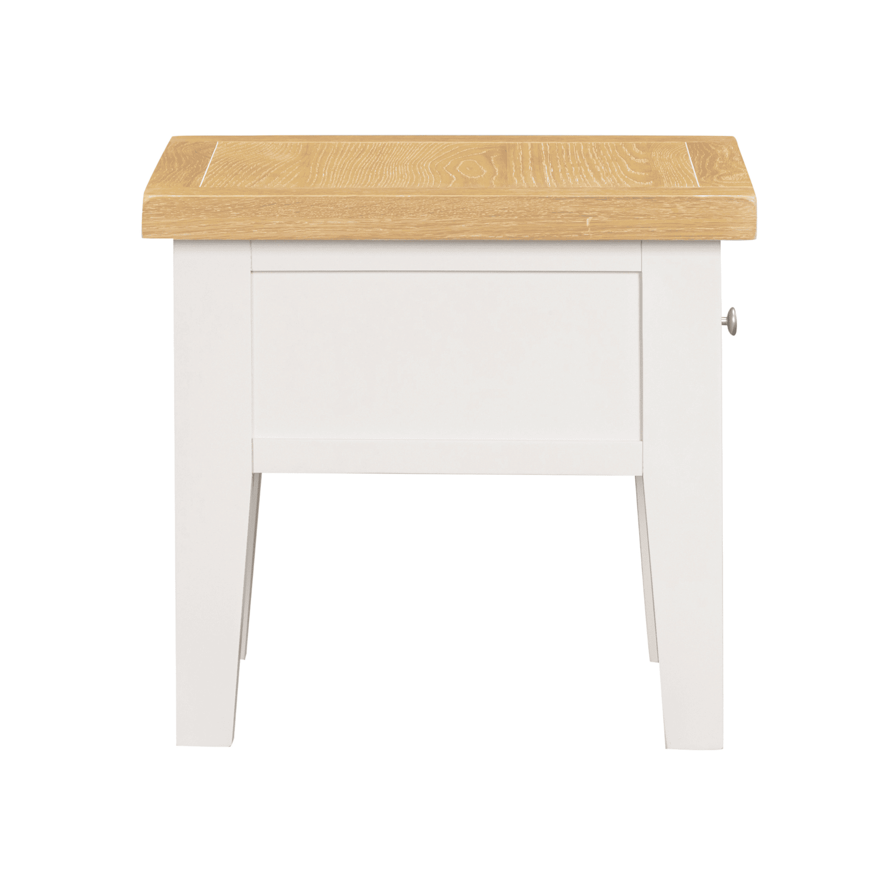 Melbourne Solid Wood Lamp Table & Storage Drawer