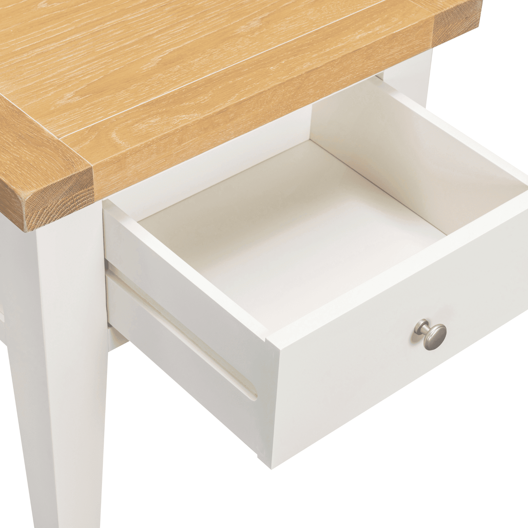Melbourne Solid Wood Lamp Table & Storage Drawer