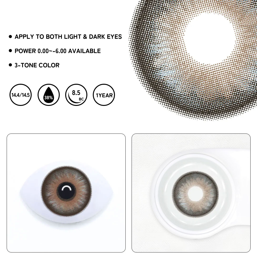 Novell Brown Colored Contact Lenses
