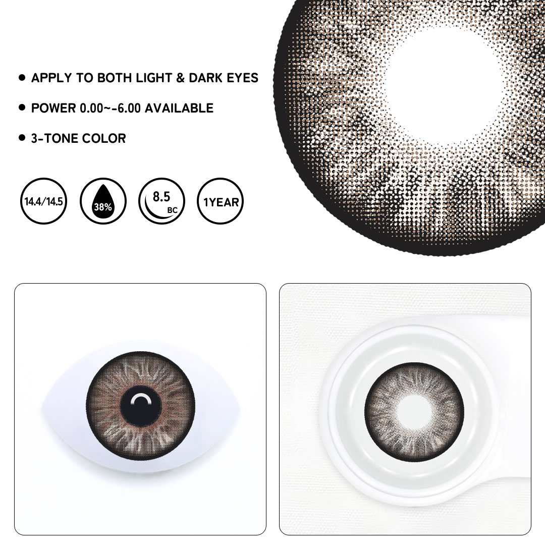 Celestique Grey Colored Contact Lenses