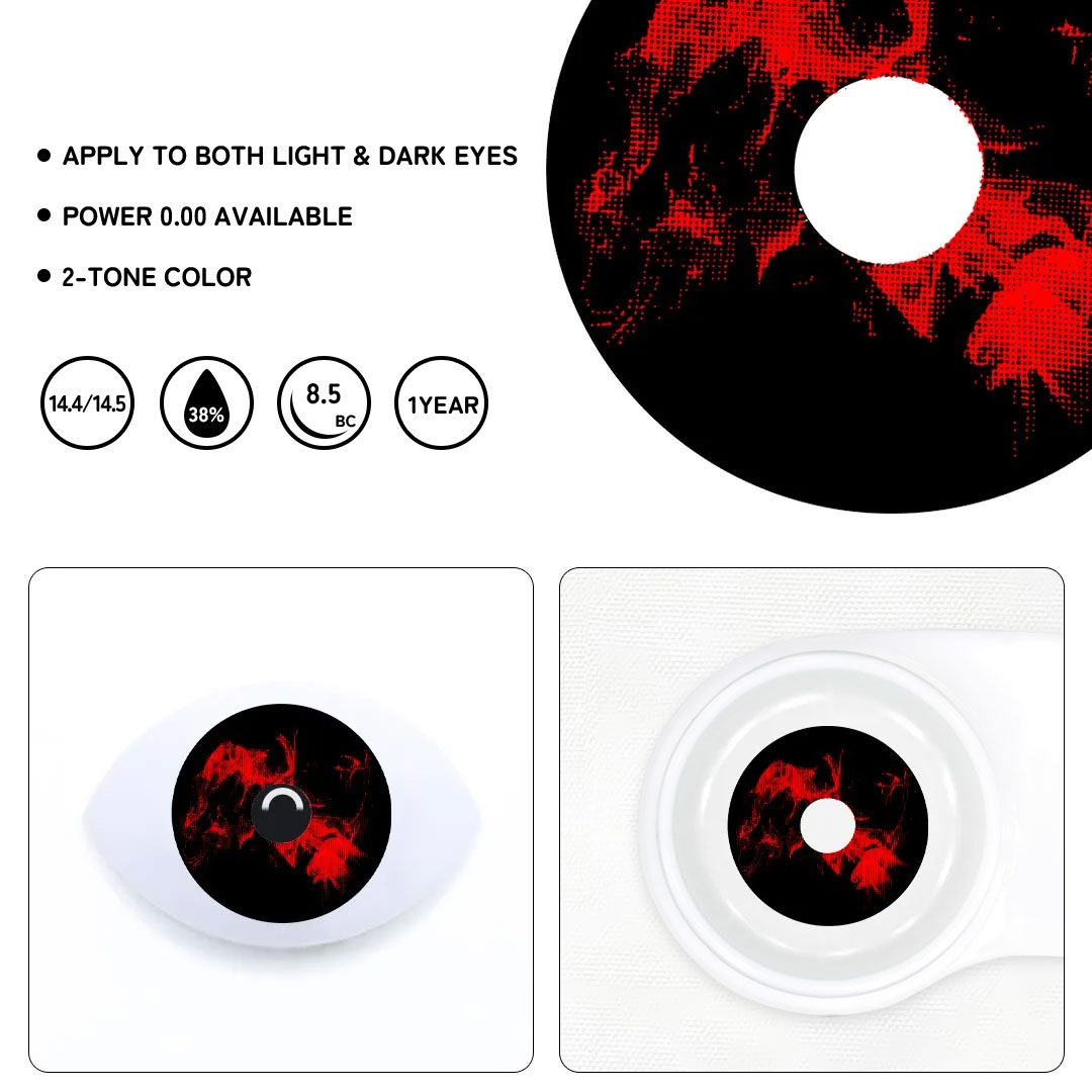 Vinter Black Colored Contact Lenses