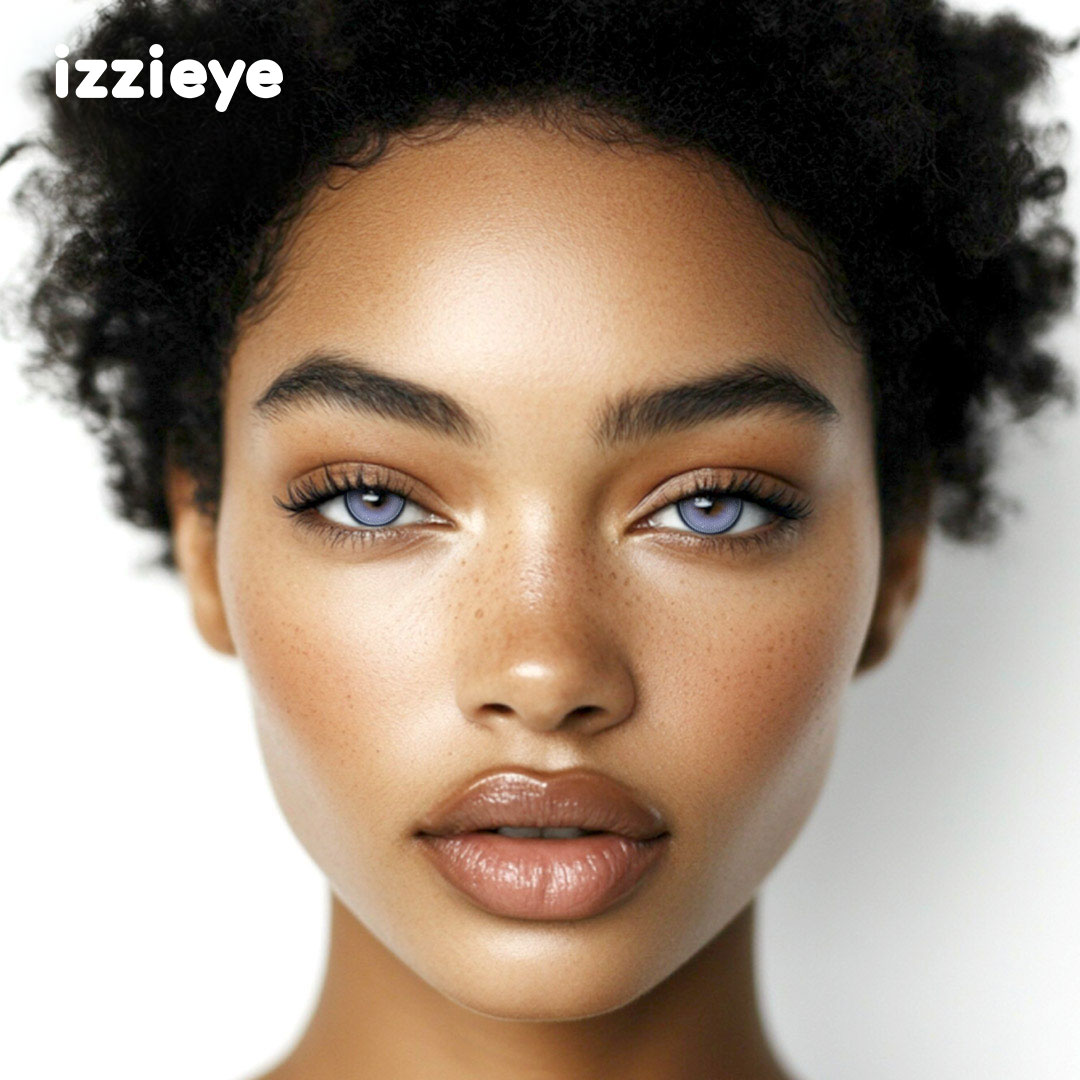 Prismatic Blue Colored Contact Lenses