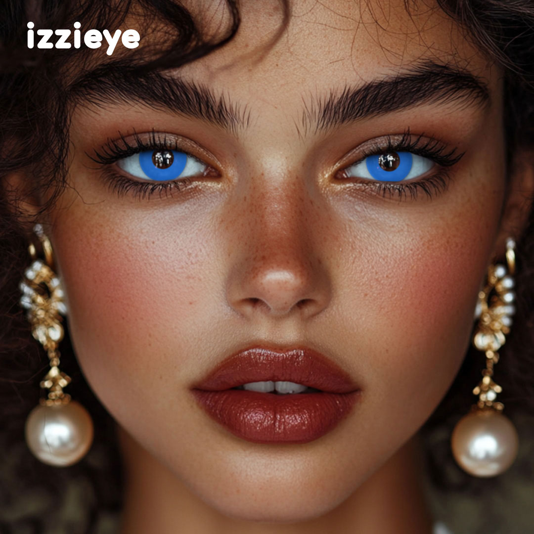 Pure Blue Colored Contact Lenses