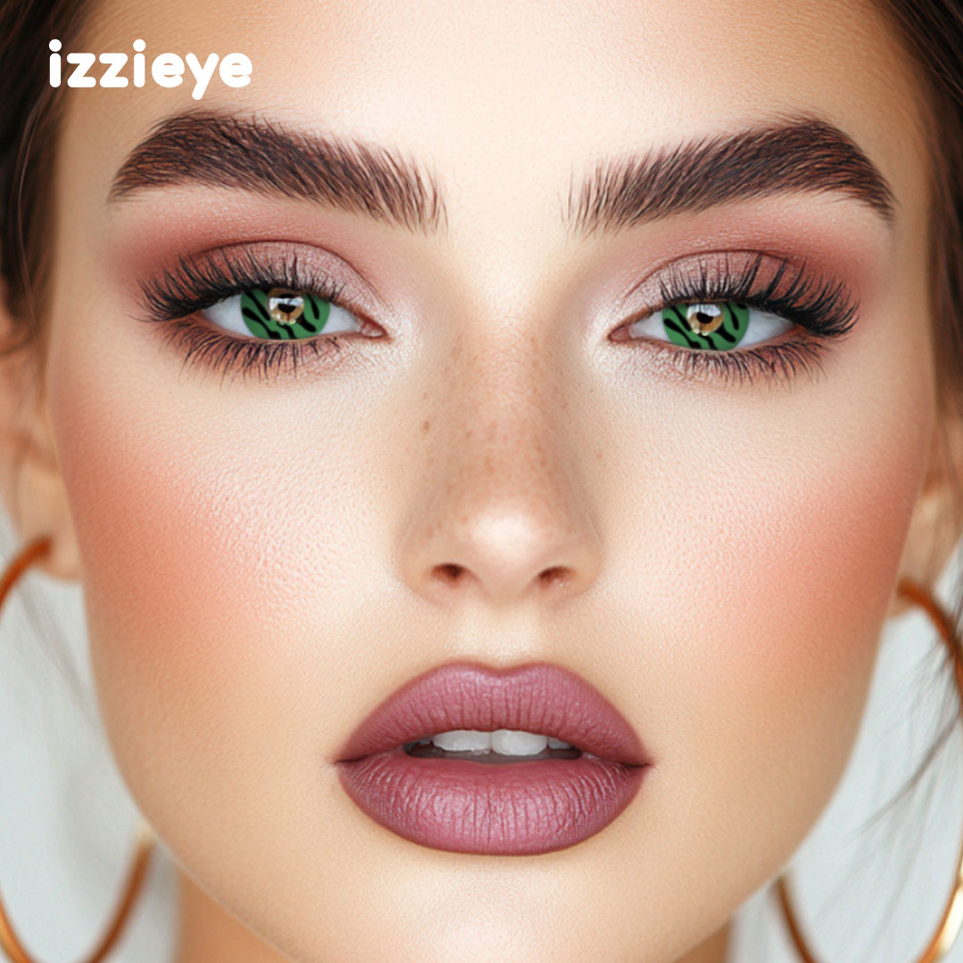 Freak Cell Green Colored Contact Lenses