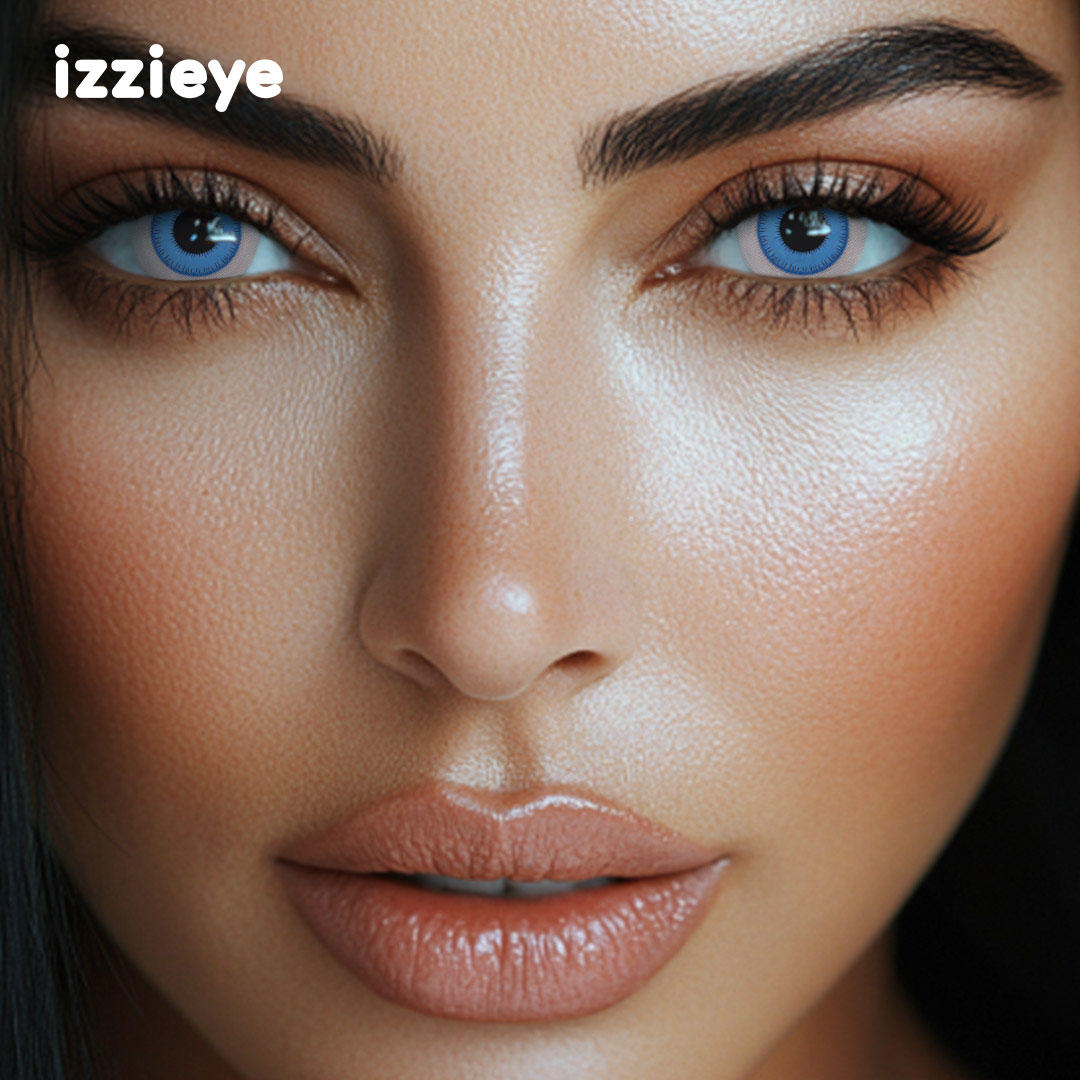 Cosplay Helios Blue Colored Contact Lenses