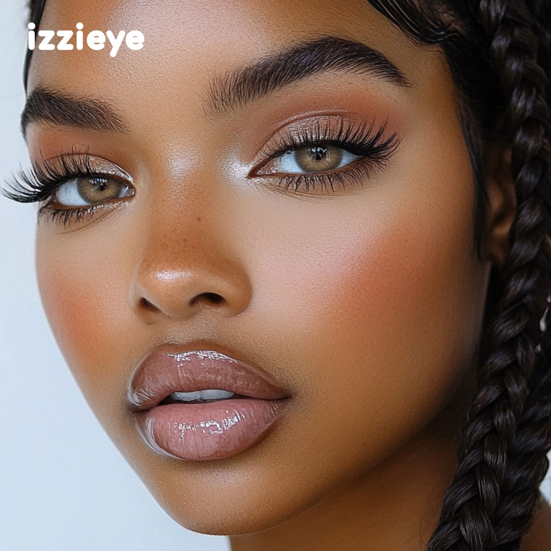 Amazonia Sahara Brown Prescription Colored Contact Lenses