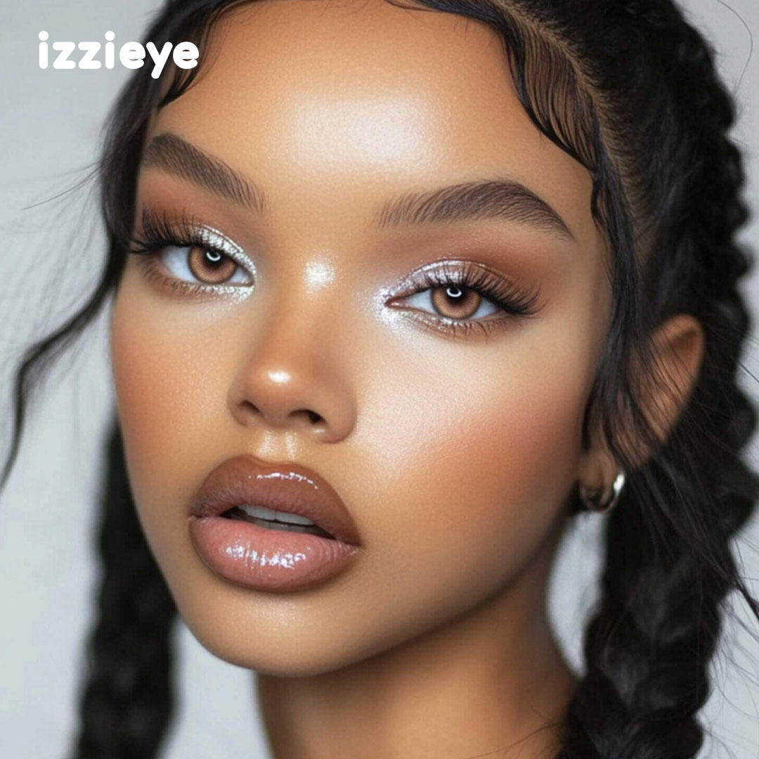 Celestial Fall Brown Colored Contact Lenses