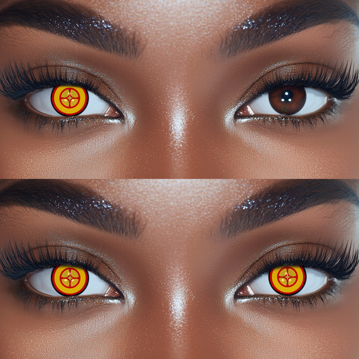 Cosplay Twiligh Eclipse Yellow Colored Contact Lenses