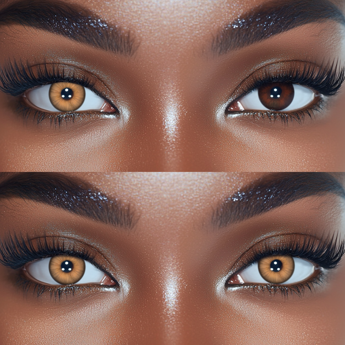 Audrey Chocolate Colored Contact Lenses