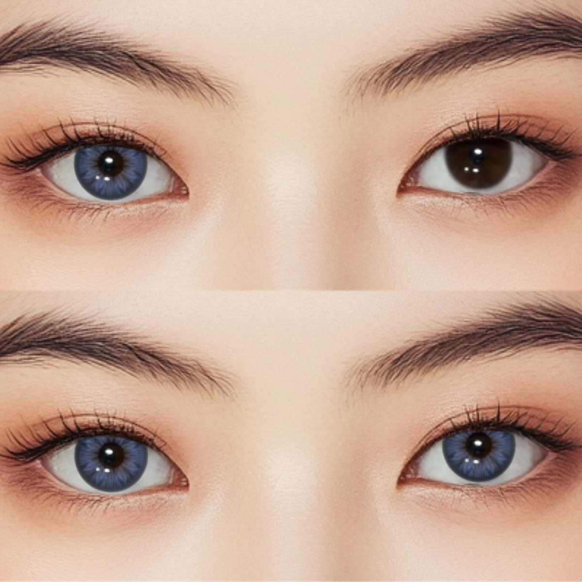 Ethereal Bloom Blue Prescription Colored Contact Lenses