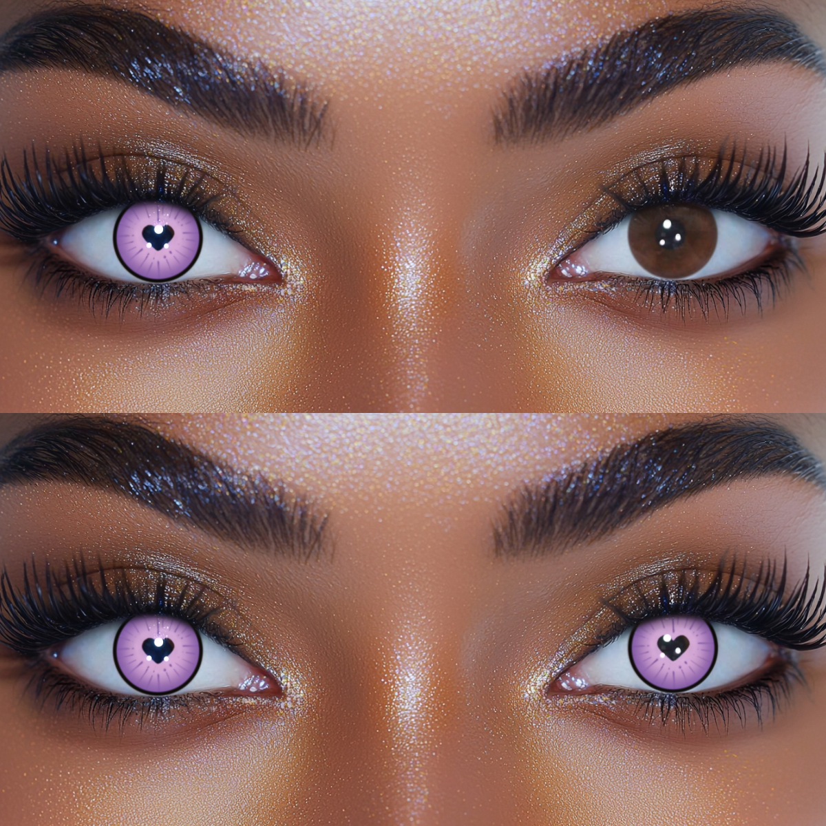 Cosplay Sweetheart Purple Colored Contact Lenses