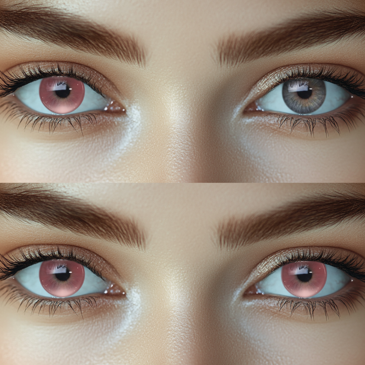 Whisper Red Prescription Colored Contact Lenses