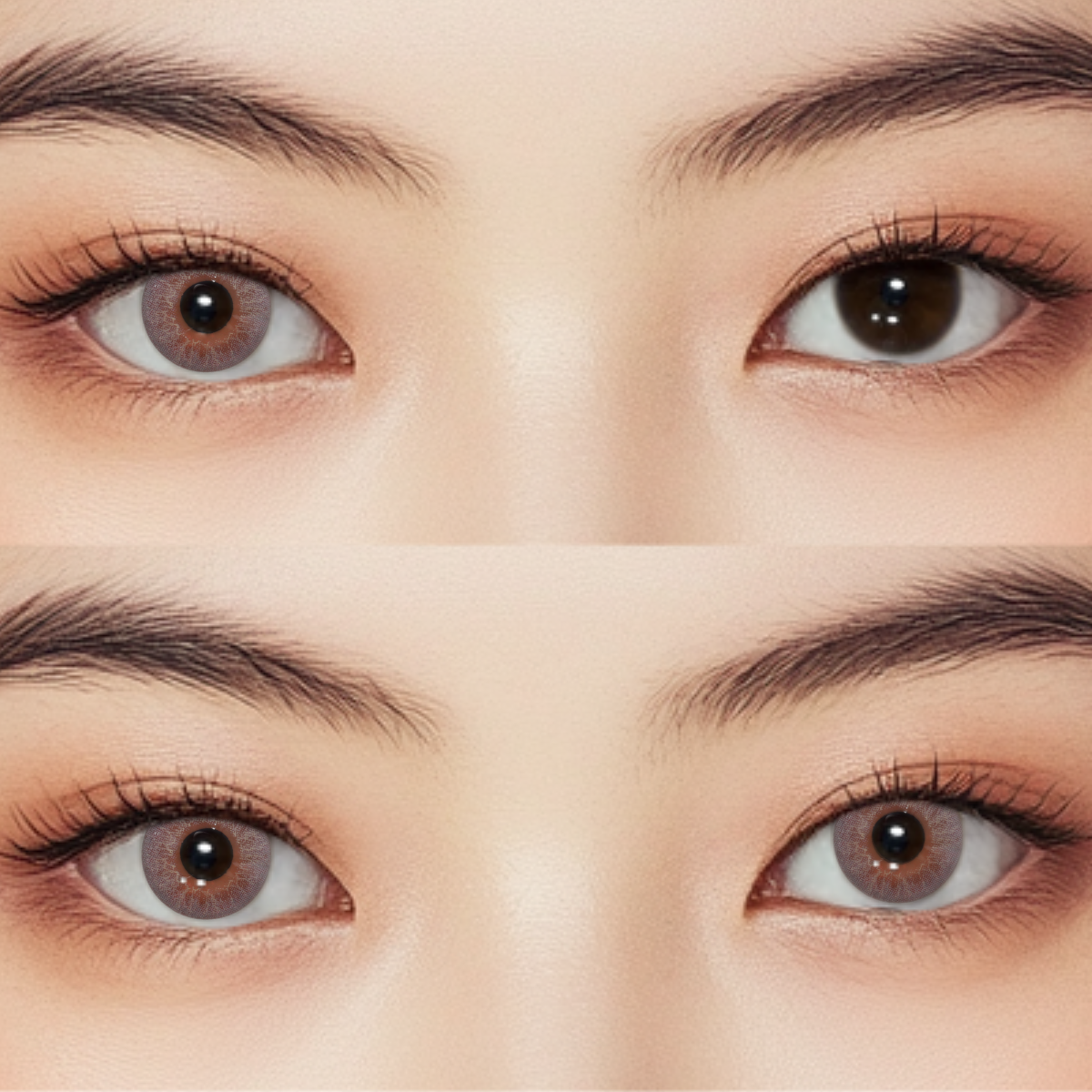 Smokey Gray Colored Contact Lenses | Daily，10Pcs