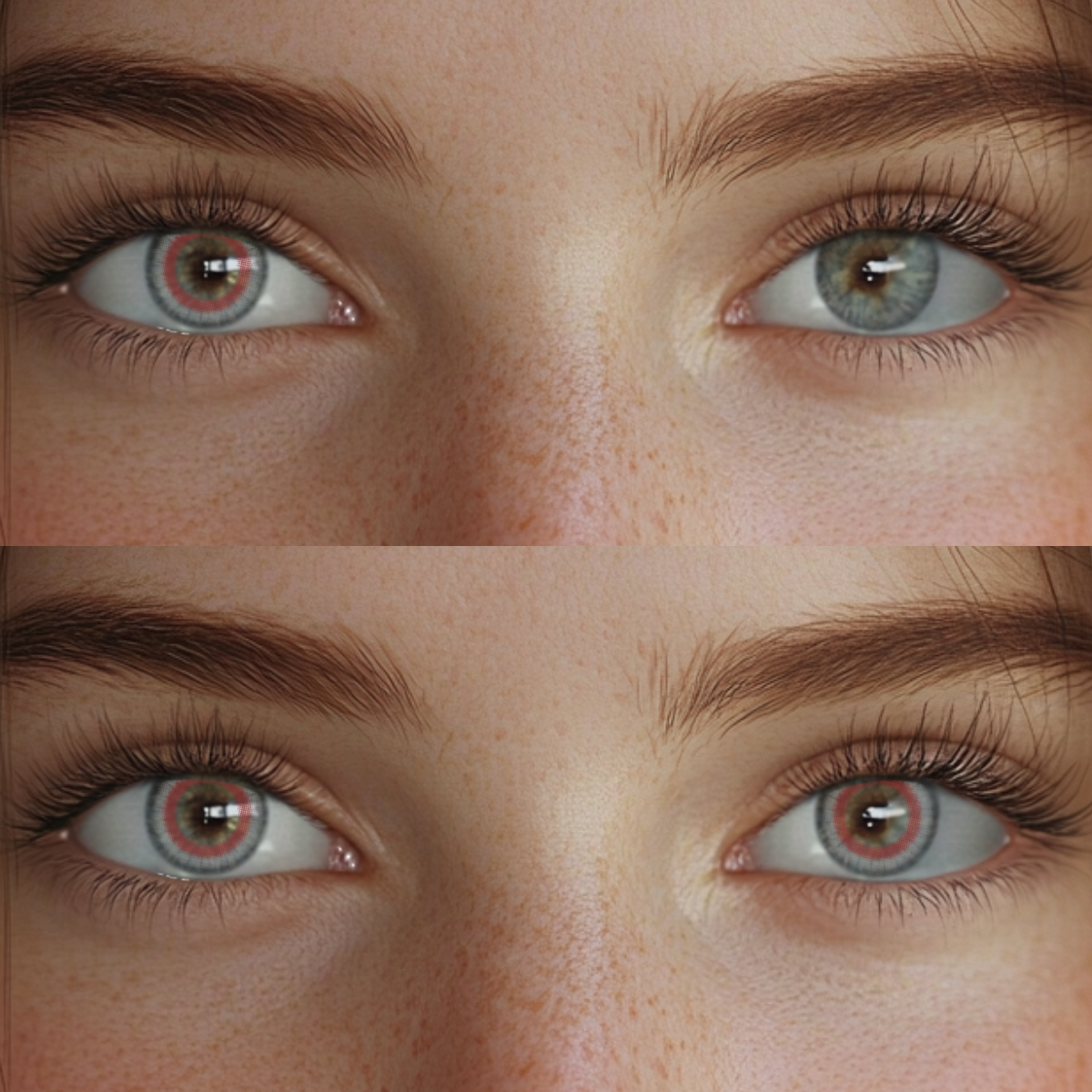 Glaze Gray Colored Contact Lenses | Daily，10Pcs