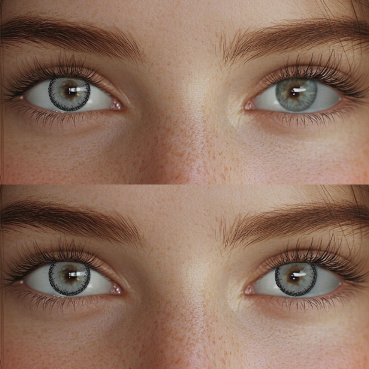 Duskveil Gray Colored Contact Lenses | Daily，10Pcs