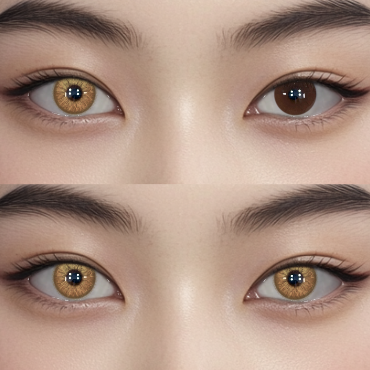 Solace Brown Prescription Colored Contact Lenses