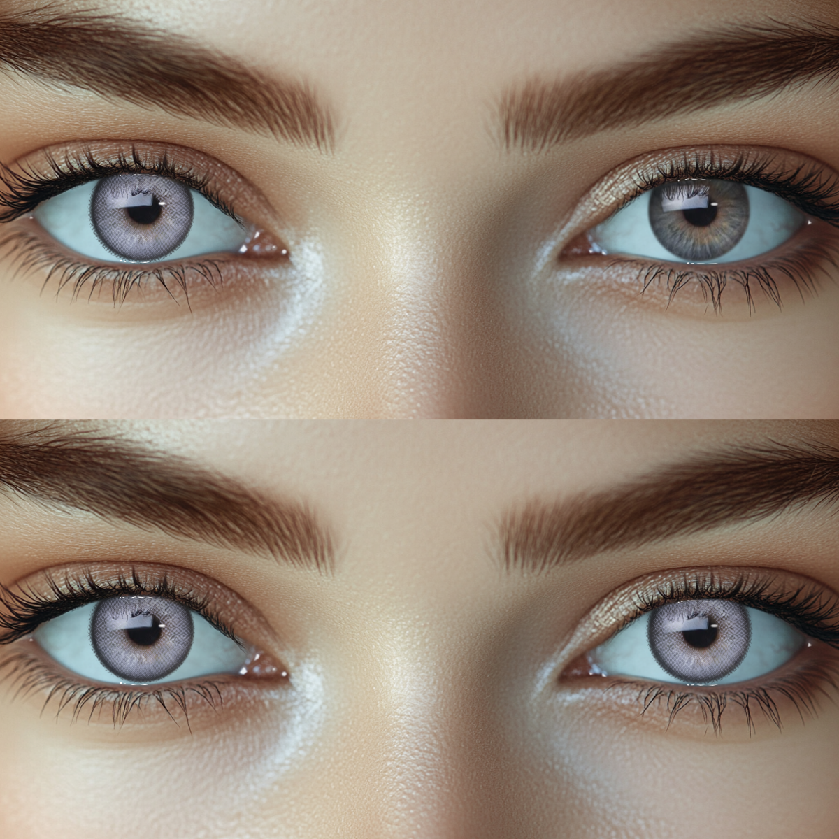 Aine Swan Lake Gray Colored Contact Lenses