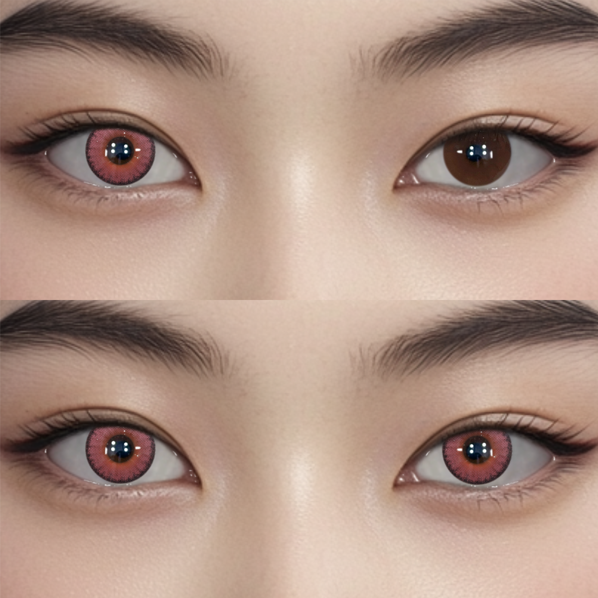 Blush Pink Colored Contact Lenses | Daily，10Pcs