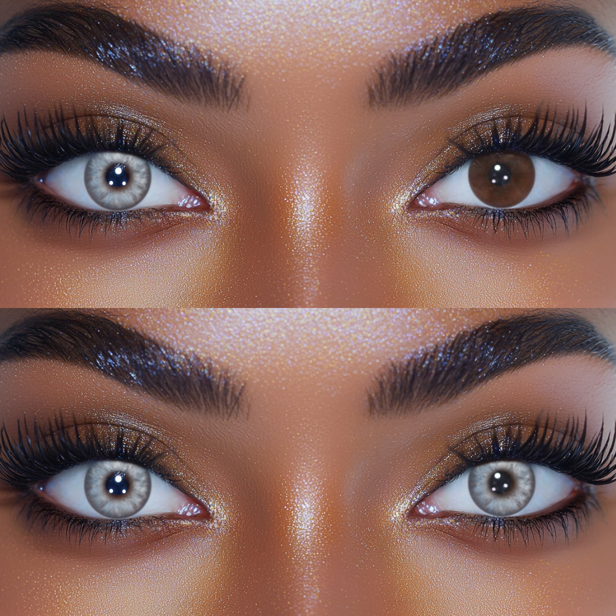 Frosted Dream Blue Colored Contact Lenses