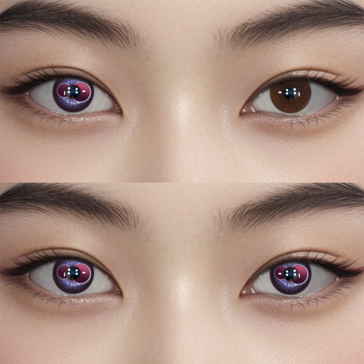 Cosplay Mulberry Purple Colored Contact Lenses