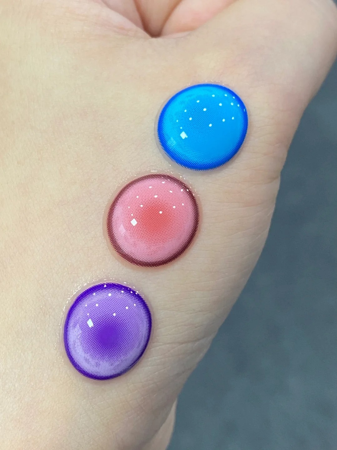 Cosplay Fairy Purple Colored Contact Lenses