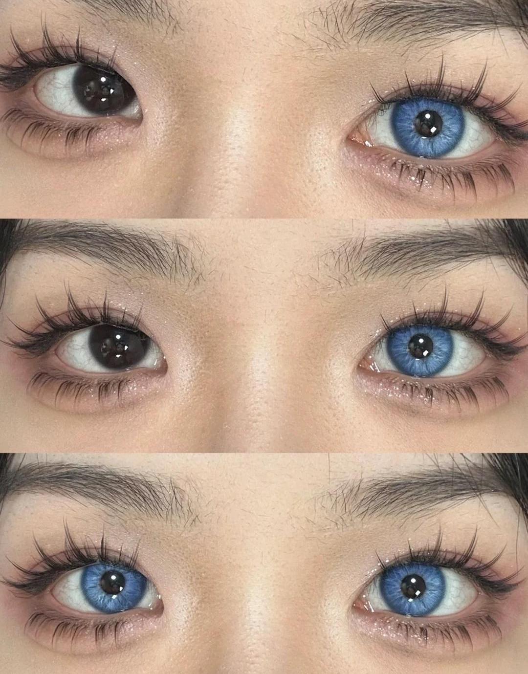 Solace Blue Prescription Colored Contact Lenses