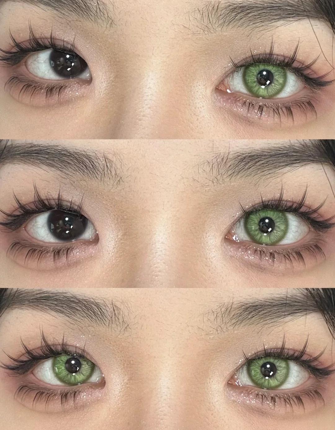 Solace Green Prescription Colored Contact Lenses