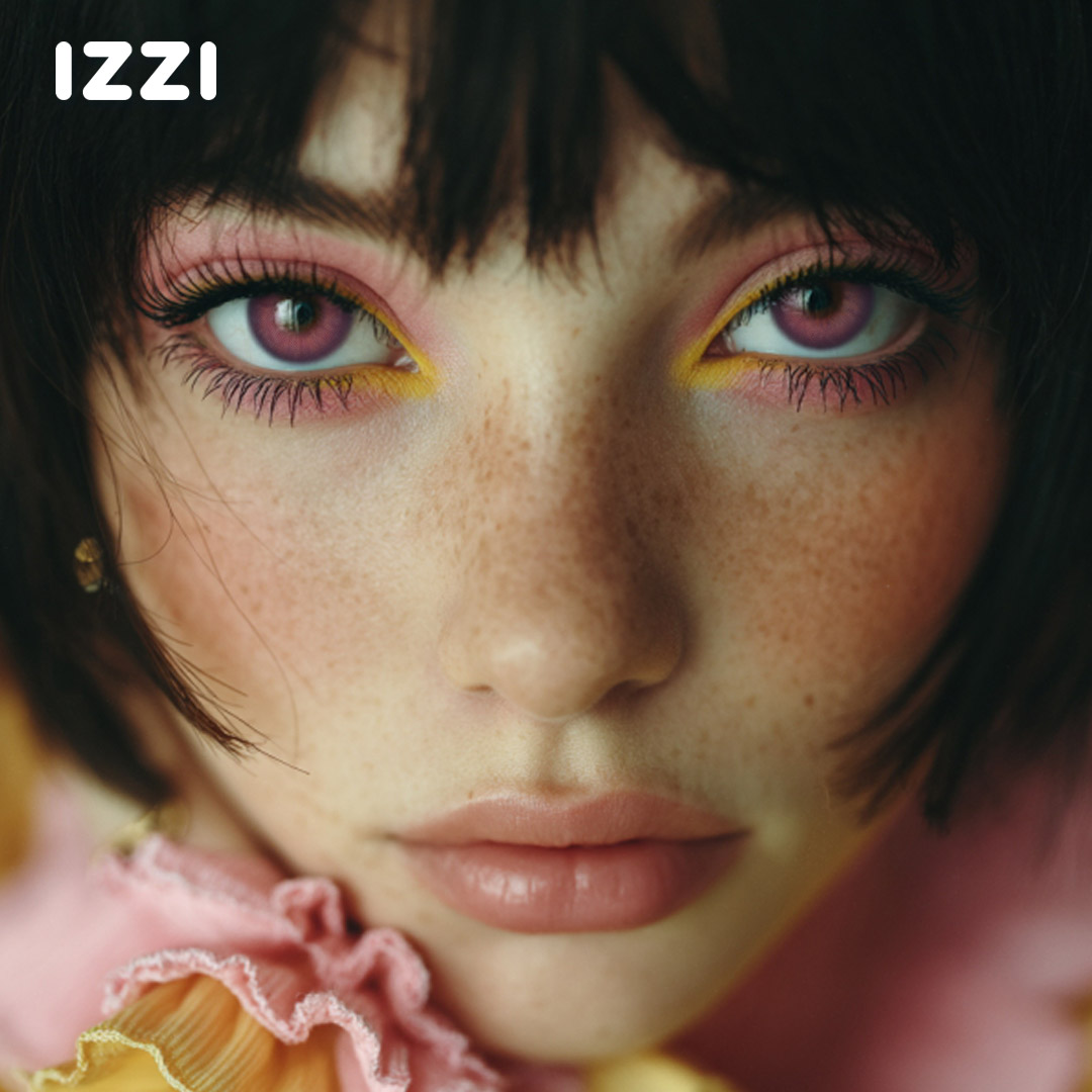 Etheris Purple Colored Contact Lenses