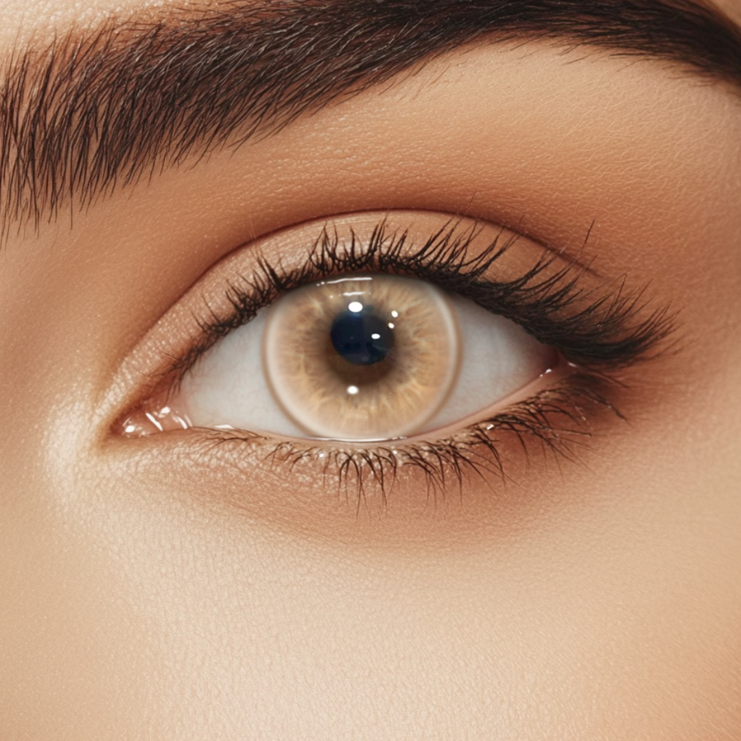 Lyrix Brown Colored Contact Lenses