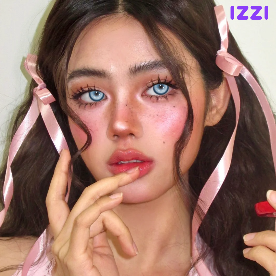 Cosplay KOI Blue Colored Contact Lenses - 1 Day