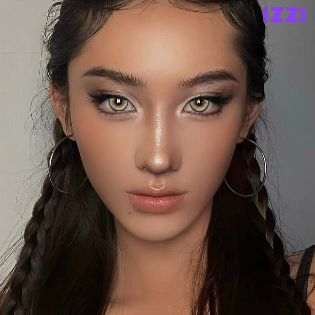 Lunaria Brown Colored Contact Lenses