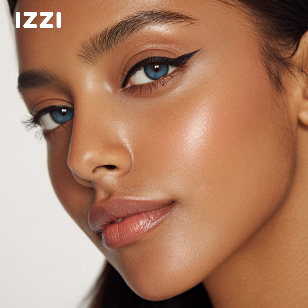 Verdana Blue Colored Contact Lenses