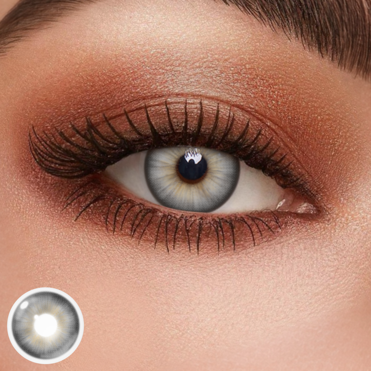 Audrey Gray Colored Contact Lenses