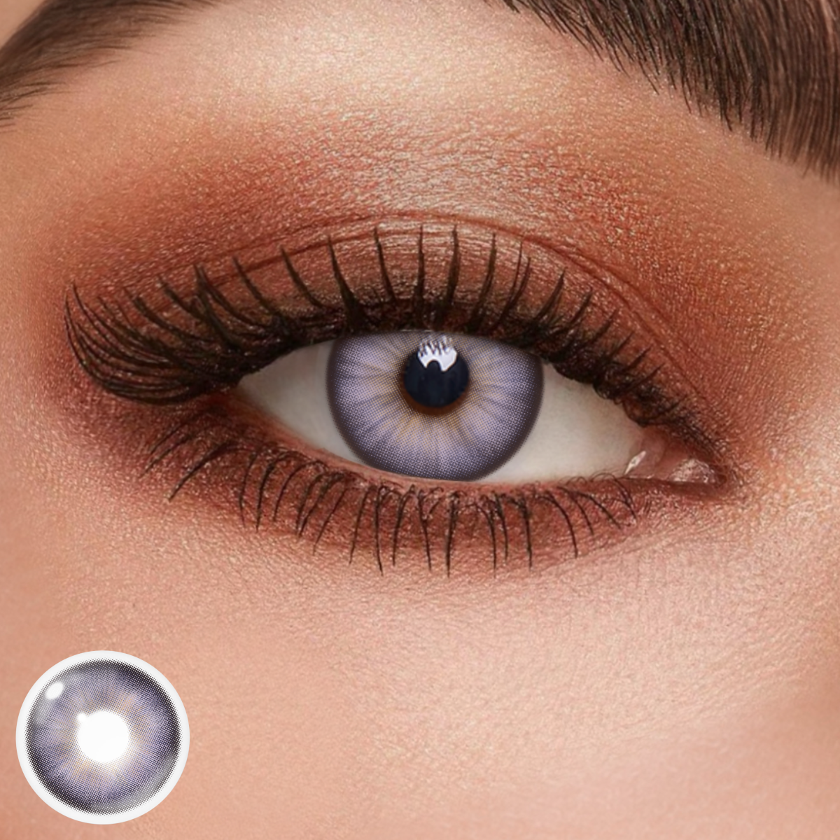 Audrey Purple Colored Contact Lenses