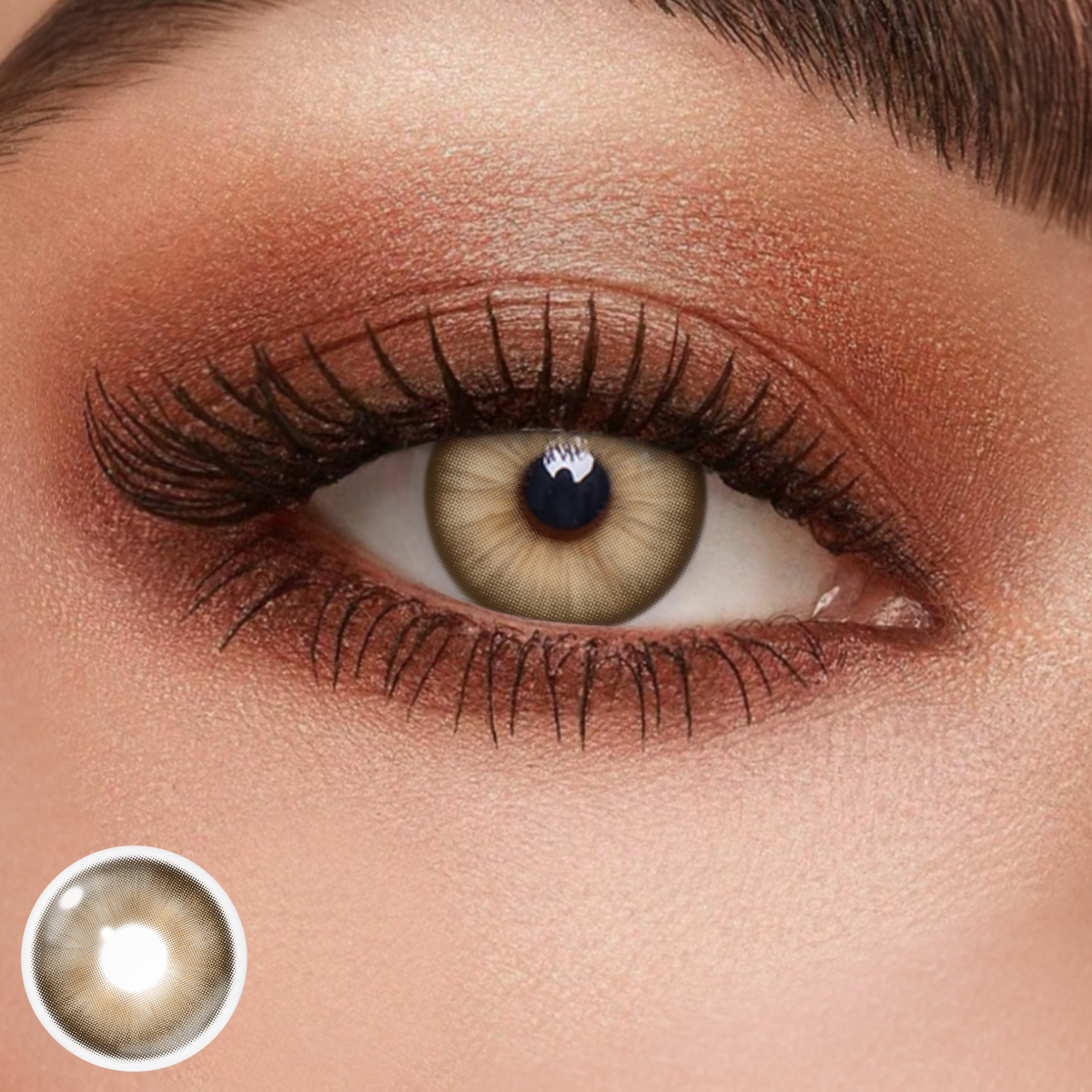 Audrey Brown Colored Contact Lenses