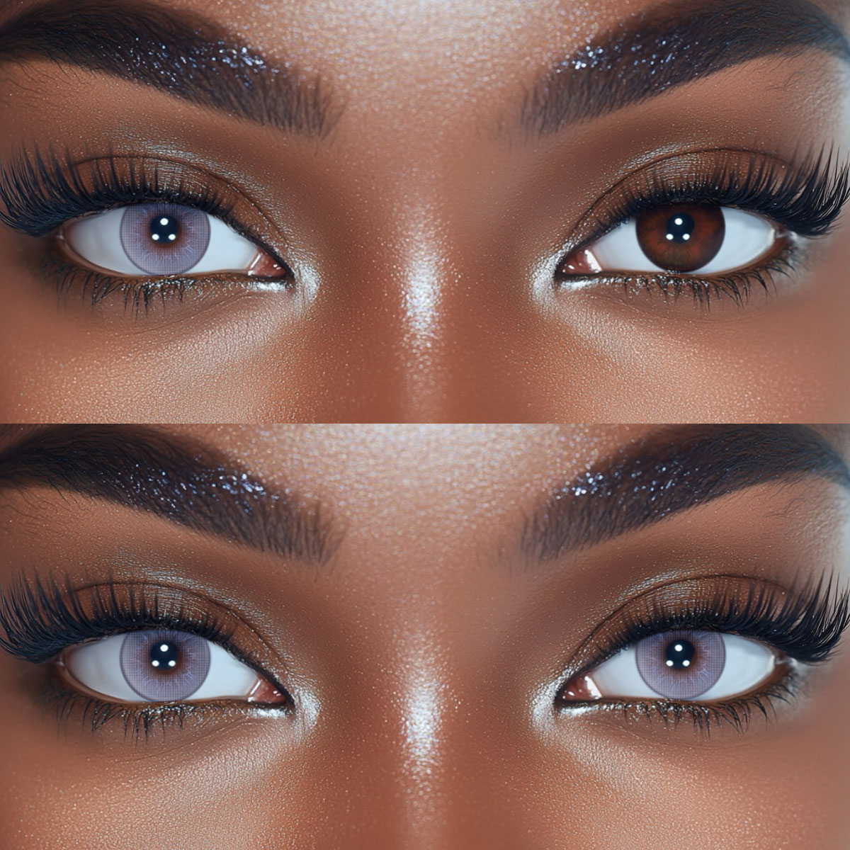 Lyrix Blue Colored Contact Lenses