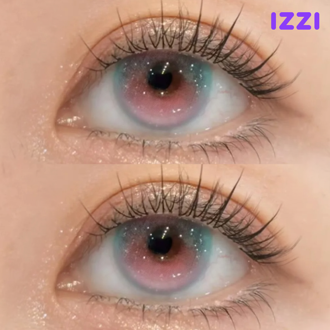 Aurra Blue-Pink Colored Contact Lenses