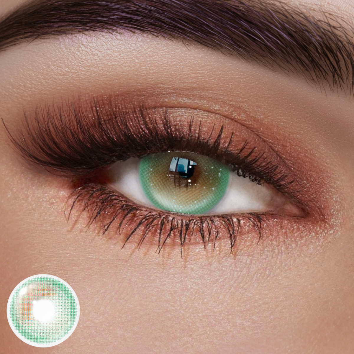 Aurra Green Colored Contact Lenses