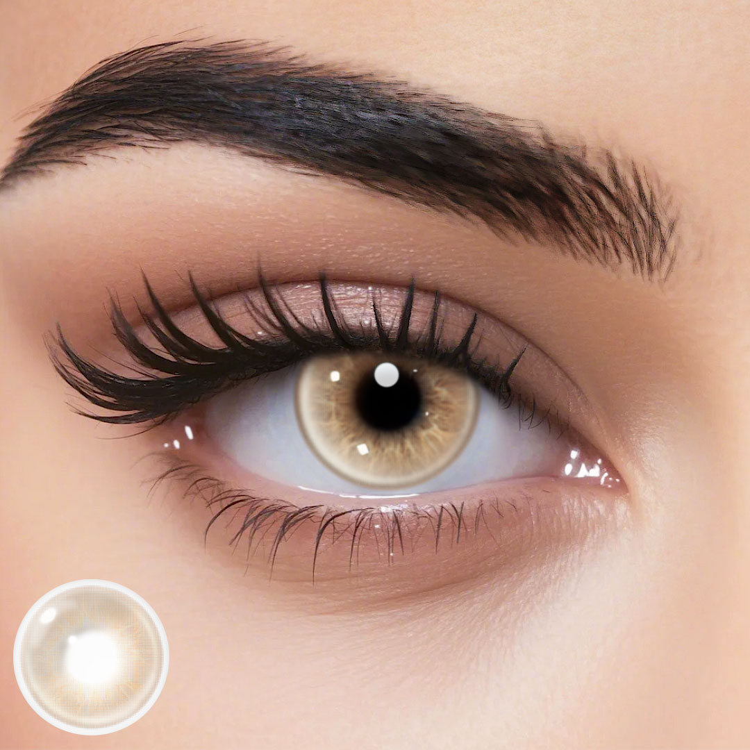 Lyrix Brown Colored Contact Lenses