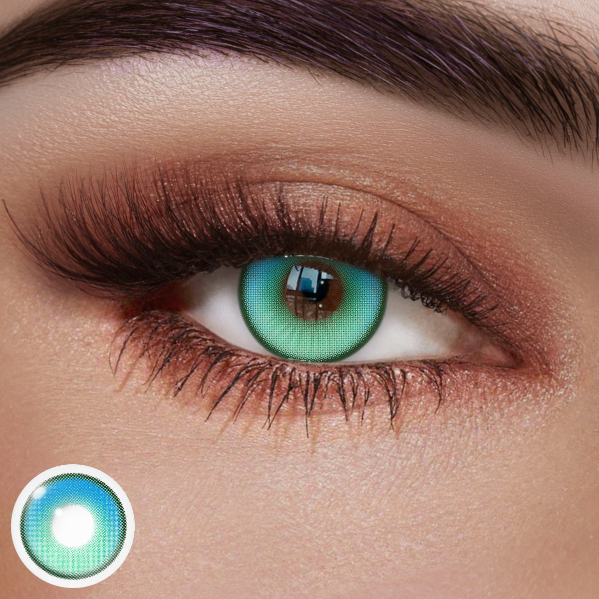 Coastal Green Colored Contact Lenses