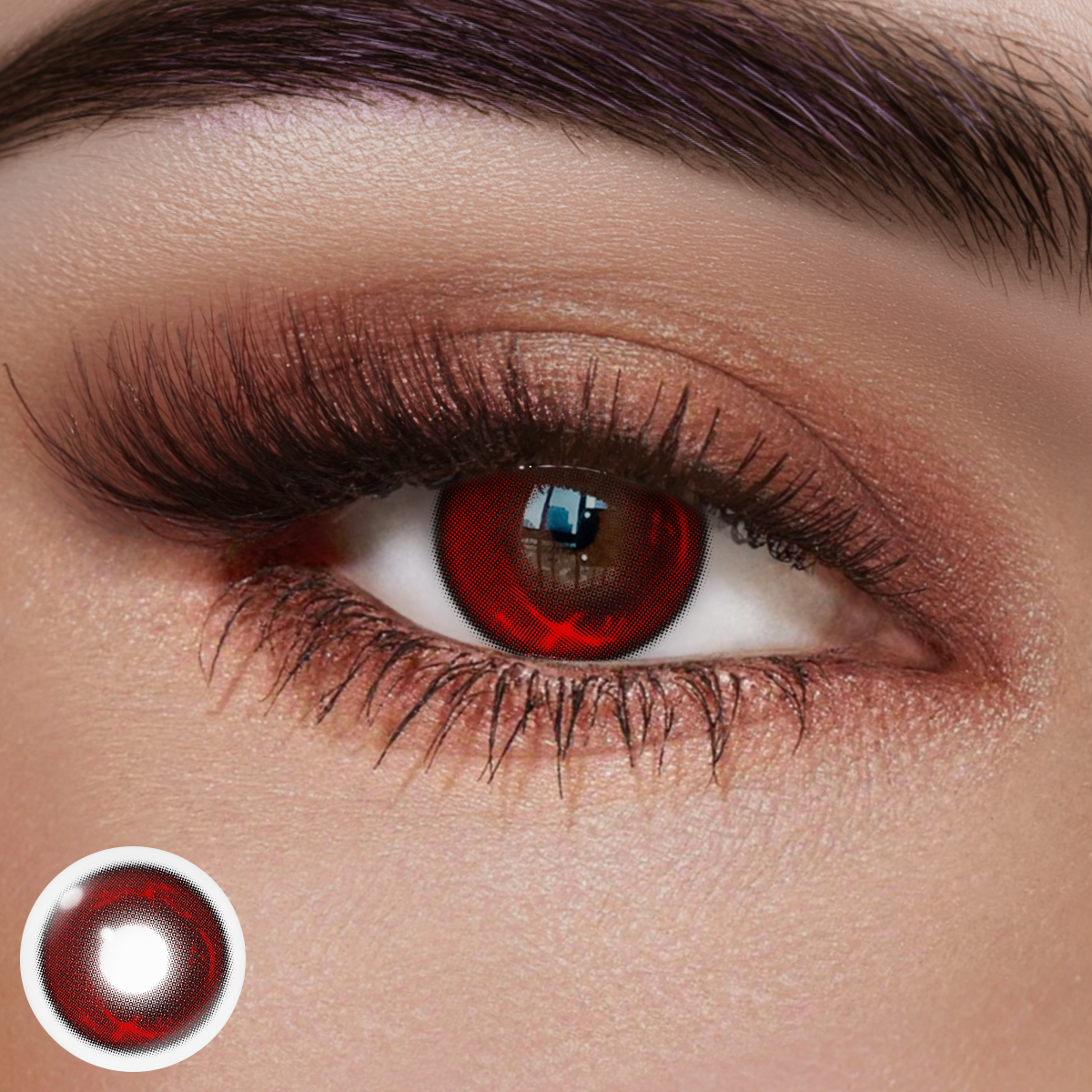Fury Black Colored Contact Lenses