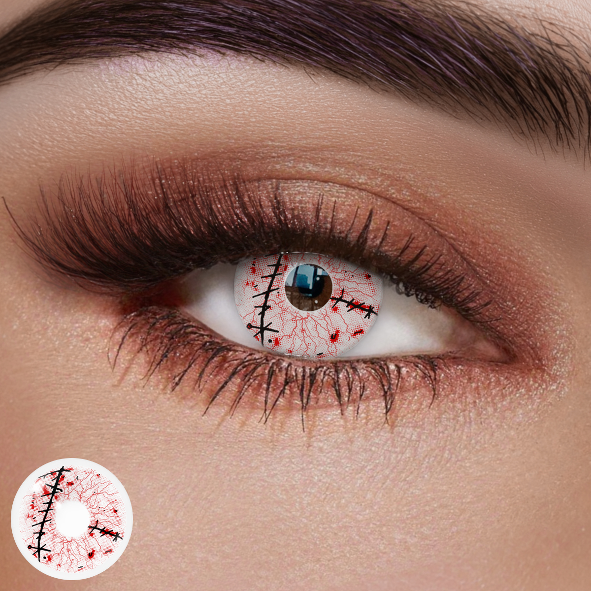 Healing White Colored Contact Lenses