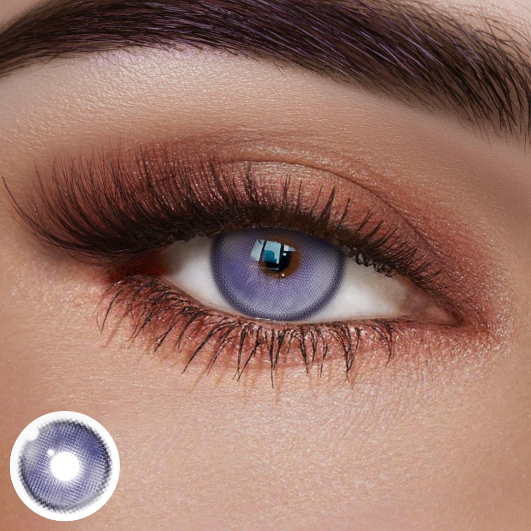 Shard Purple Colored Contact Lenses