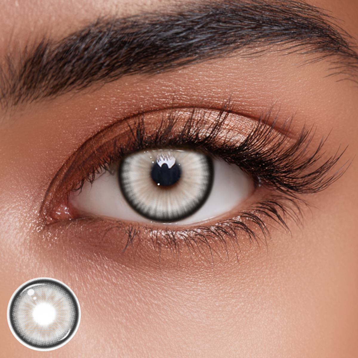 Zalen Gray Colored Contact Lenses